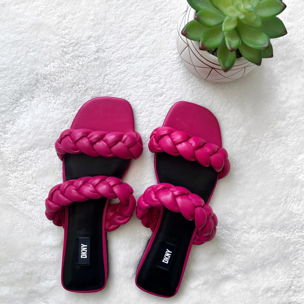 Pink Braided Sandals - Picture 3 of 6